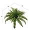 Boston Fern Plant with 35 Lifelike Silk Fronds, 34-Inch Wide Faux Greenery for Indoor and Outdoor Decor, No Maintenance Required, Floral Home by Artificial Flowers